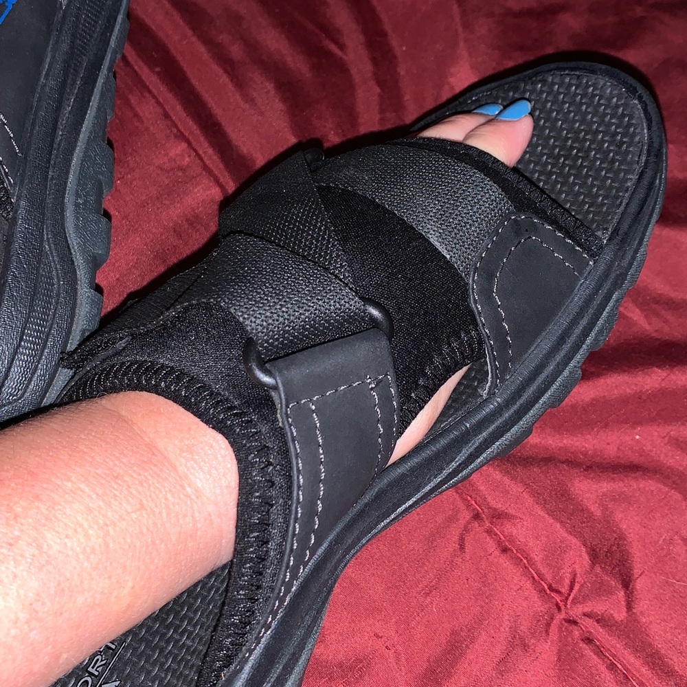 Rockport XCS Trail Sandals Mens Black Technique Trail Slide Open Toe 10.5 M - Picture 10 of 10